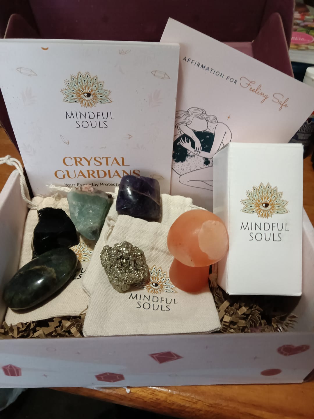 Customer photo review of Crystal Subscription Box