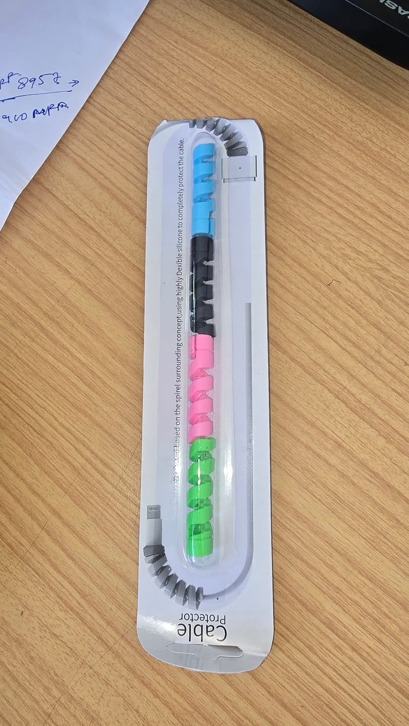 Customer photo review of Cable Protector Set of 2