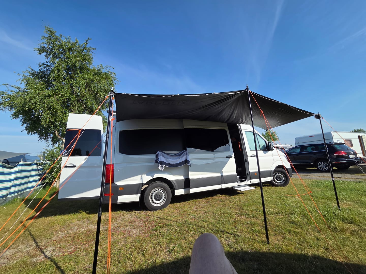 Customer photo review of Vorzelt Wohnwagen