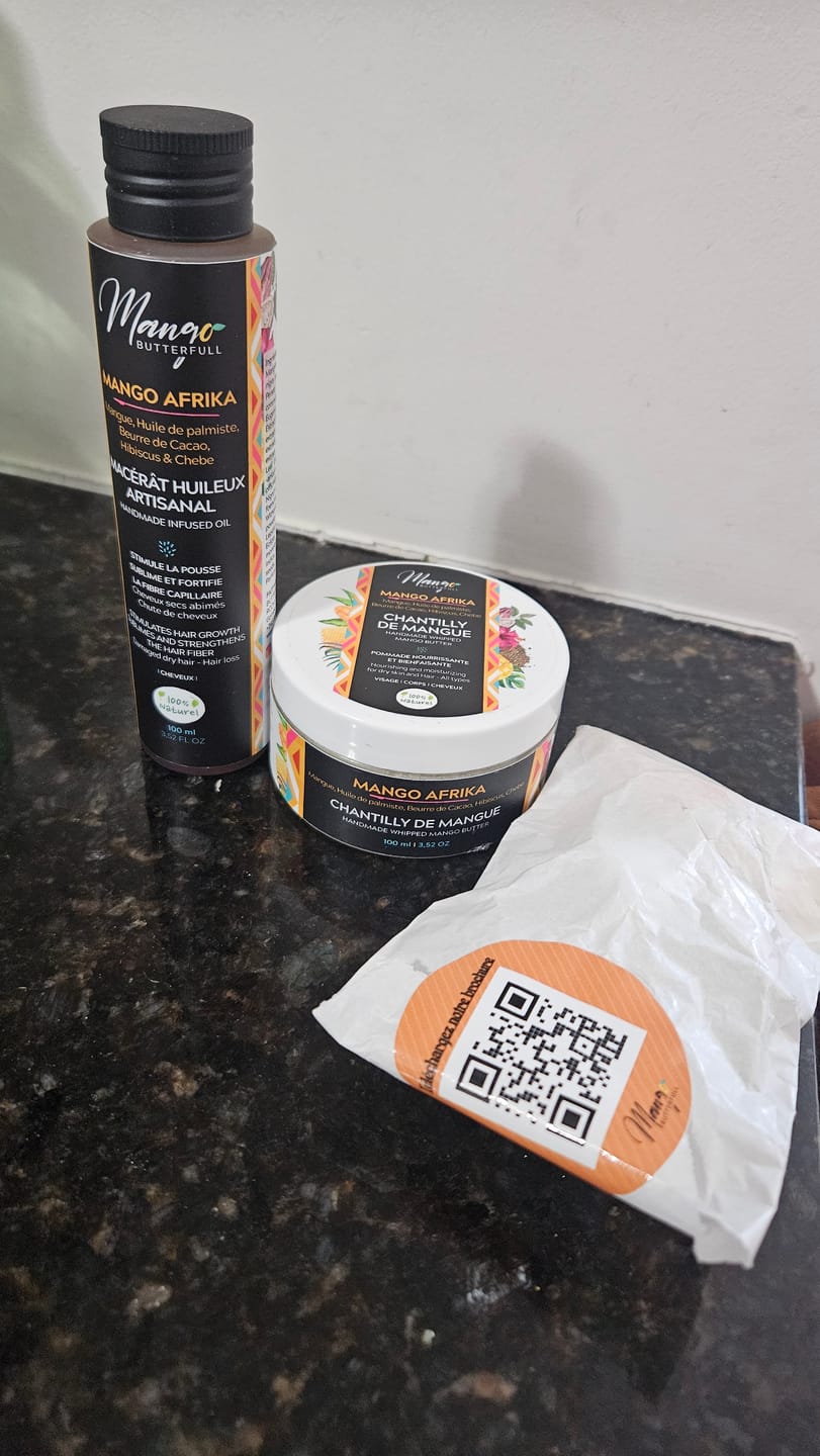 Customer photo review of Chantilly de Mangue - MANGO AFRIKA