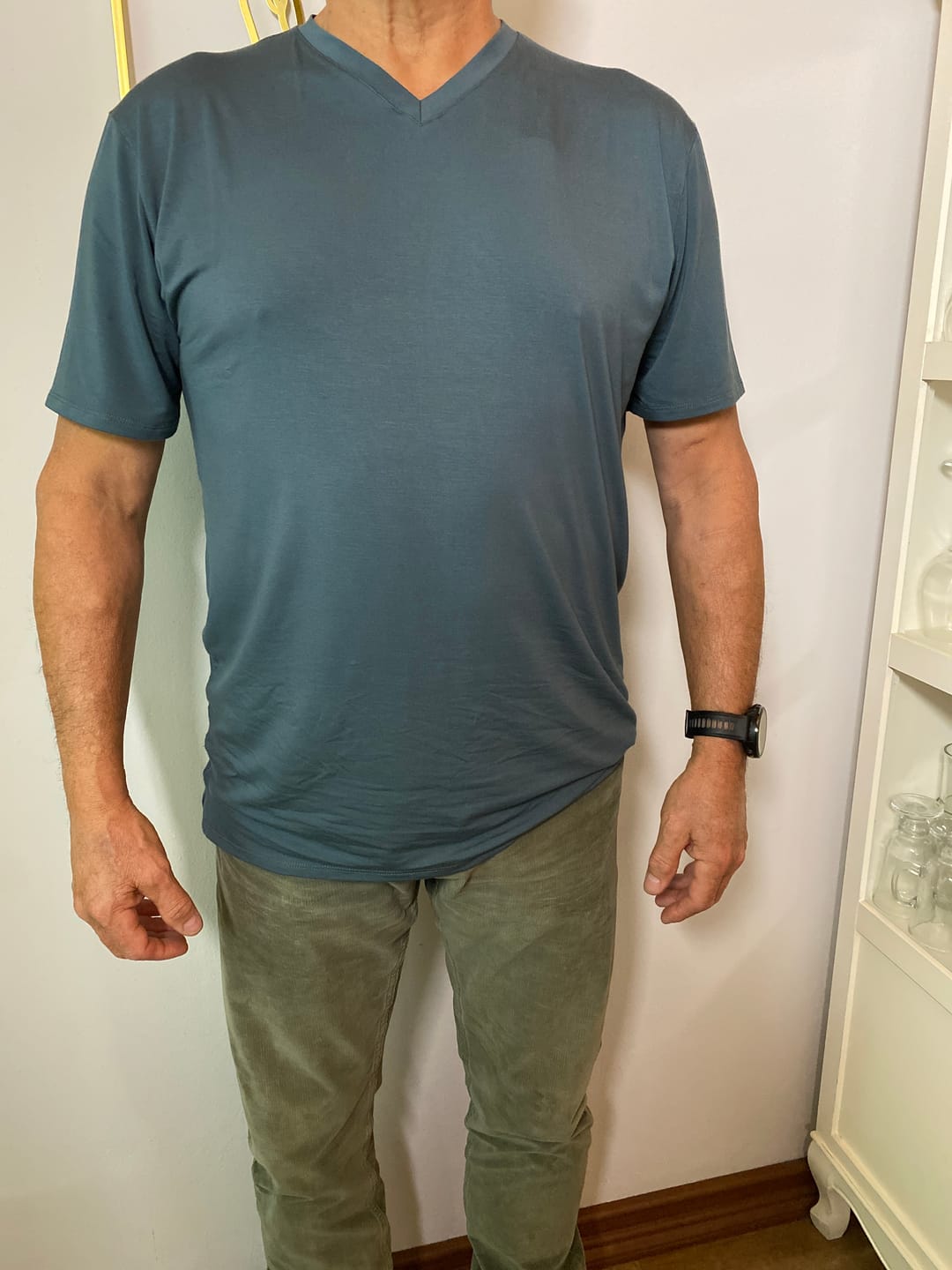 Customer photo review of Polera de Bambú Ultra Suave (Cuello V)