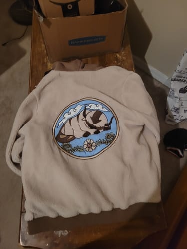 Customer photo review of The Bison Zipper Hoodie Preorder