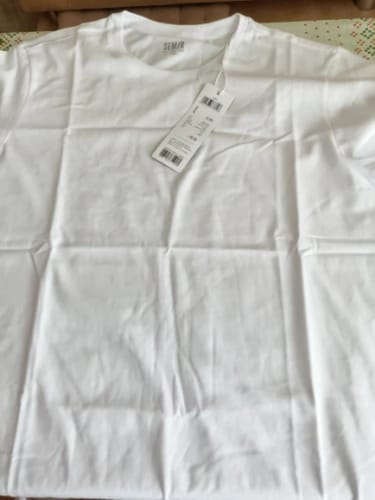 Customer photo review of SEMIR T Shirt Men Fashion Casual Cotton T-shirts Men White Tee Shirts Short Sleeve Streetwear Summer Tops For Male