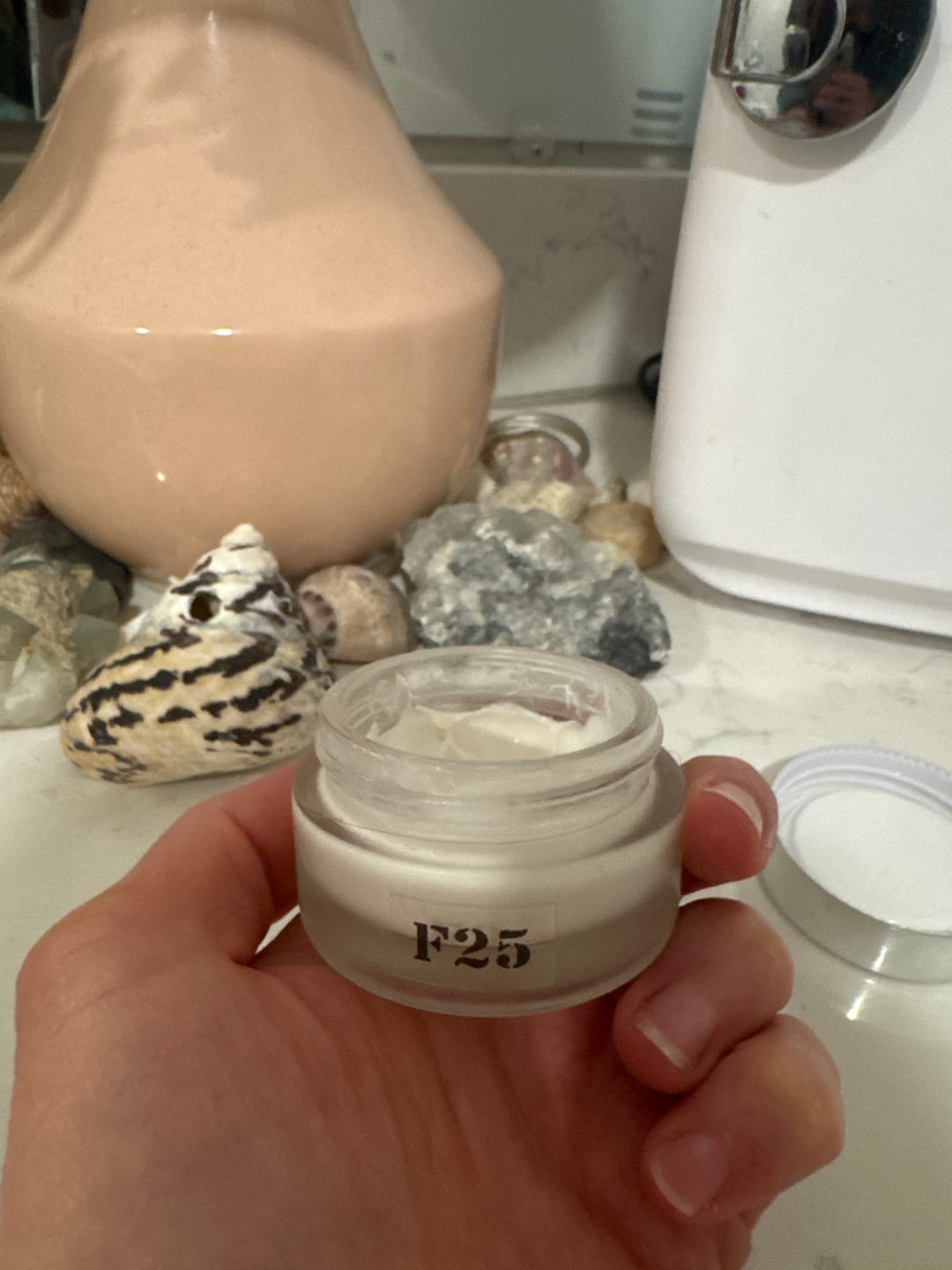 Customer photo review of F25 PERFECTLY BALANCED DAY & NIGHT CREAM