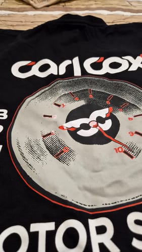Customer photo review of Carl Cox Motorsport BPM x RPM Black T-Shirt