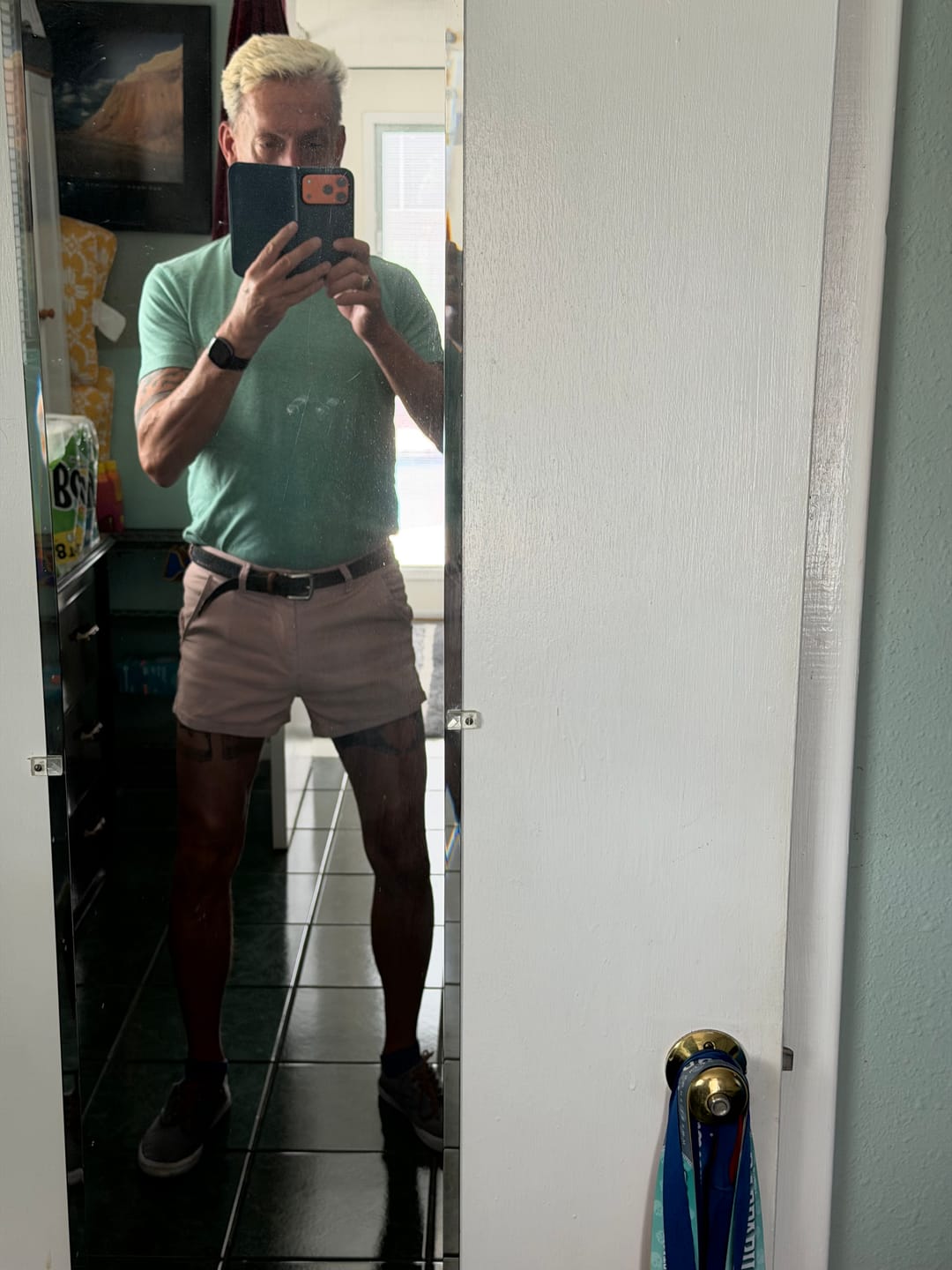 Customer photo review of Ultra-Stretch 3" Chino Shorts - Dusk
