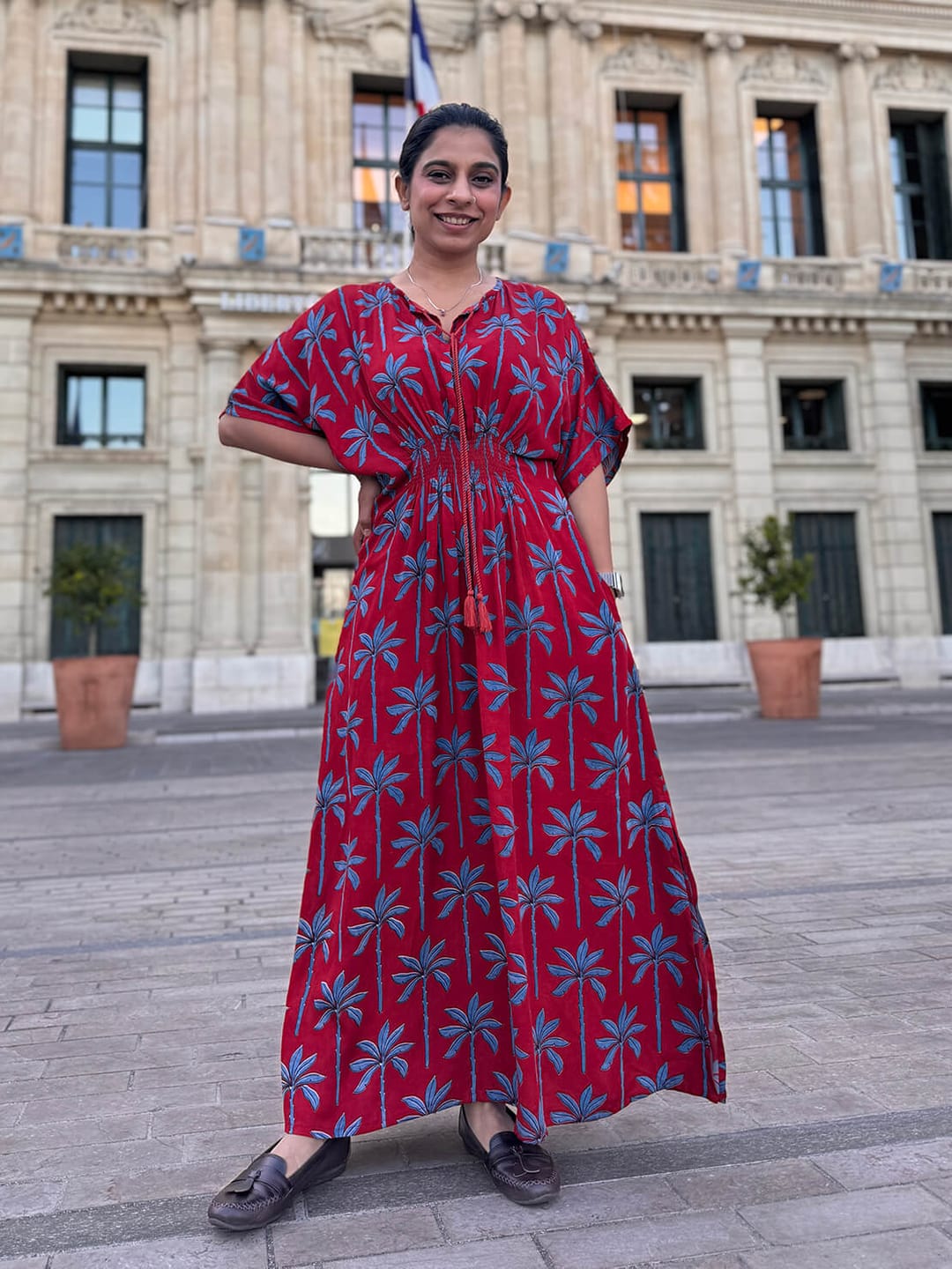 Customer photo review of Meira Maxi Dress