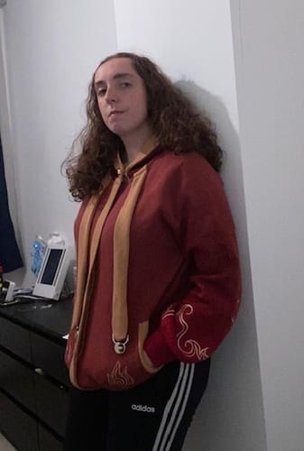 Customer photo review of Fire Zipper Hoodie Preorder