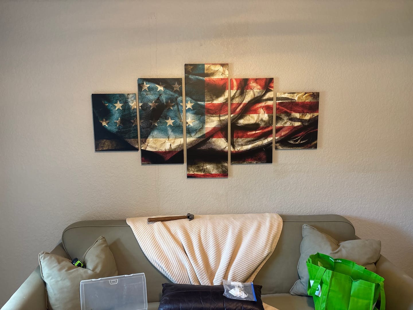Customer photo review of Retro American Flag