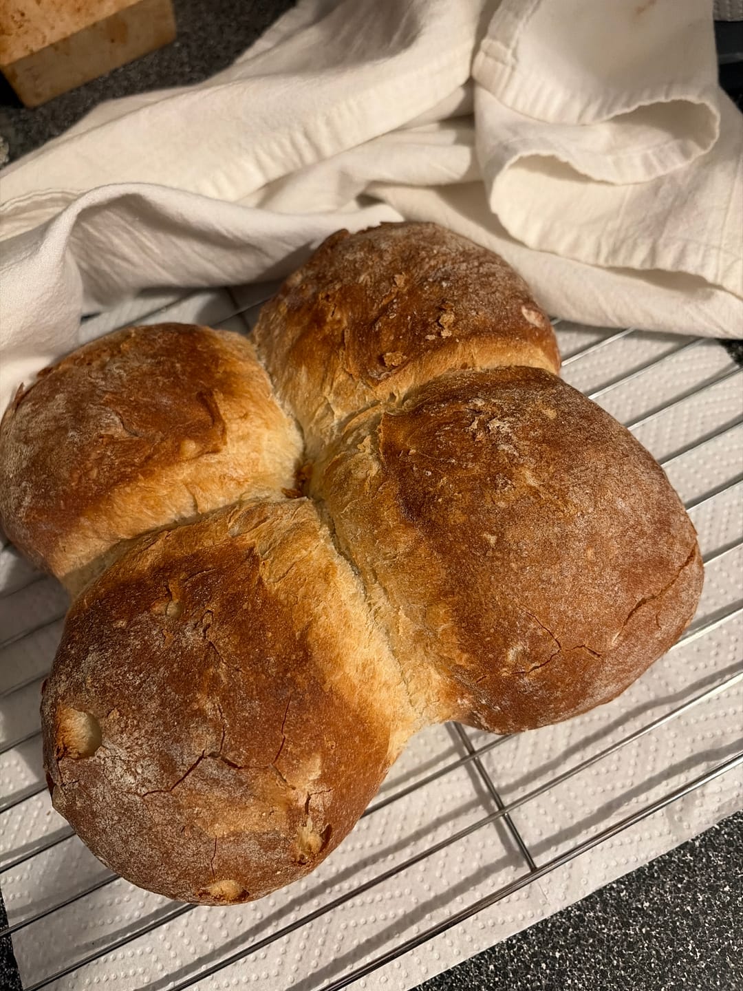 Customer photo review of Stone Oven Bürli Bread