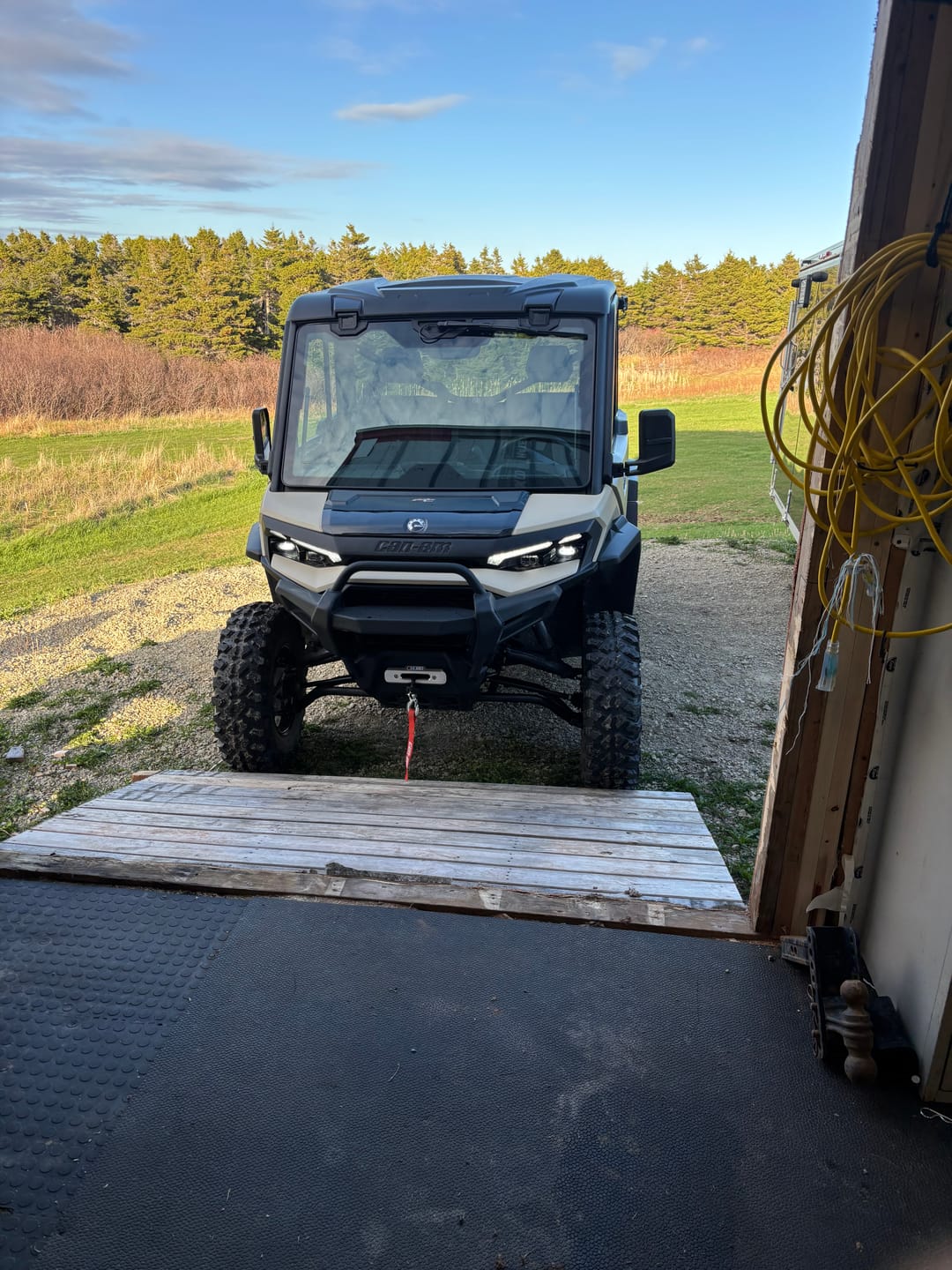 Customer photo review of Can-Am Wheel Spacers — Defender HD11