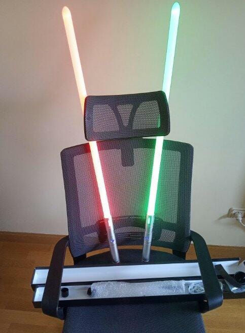 Customer photo review of Combat Dual Sabers