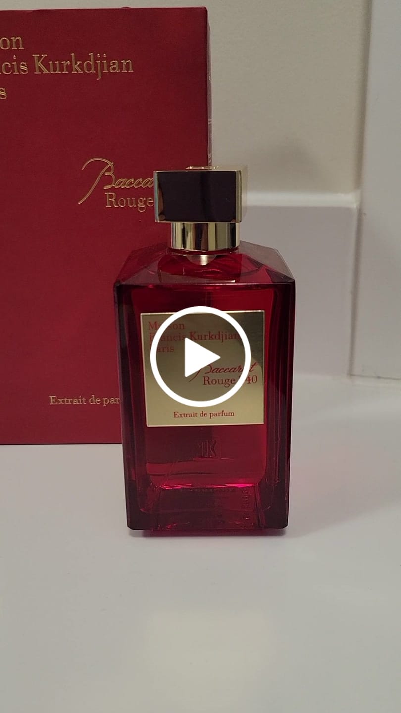 Customer video review of Baccarat Rouge 540 Extrait de Parfum for Men and Women