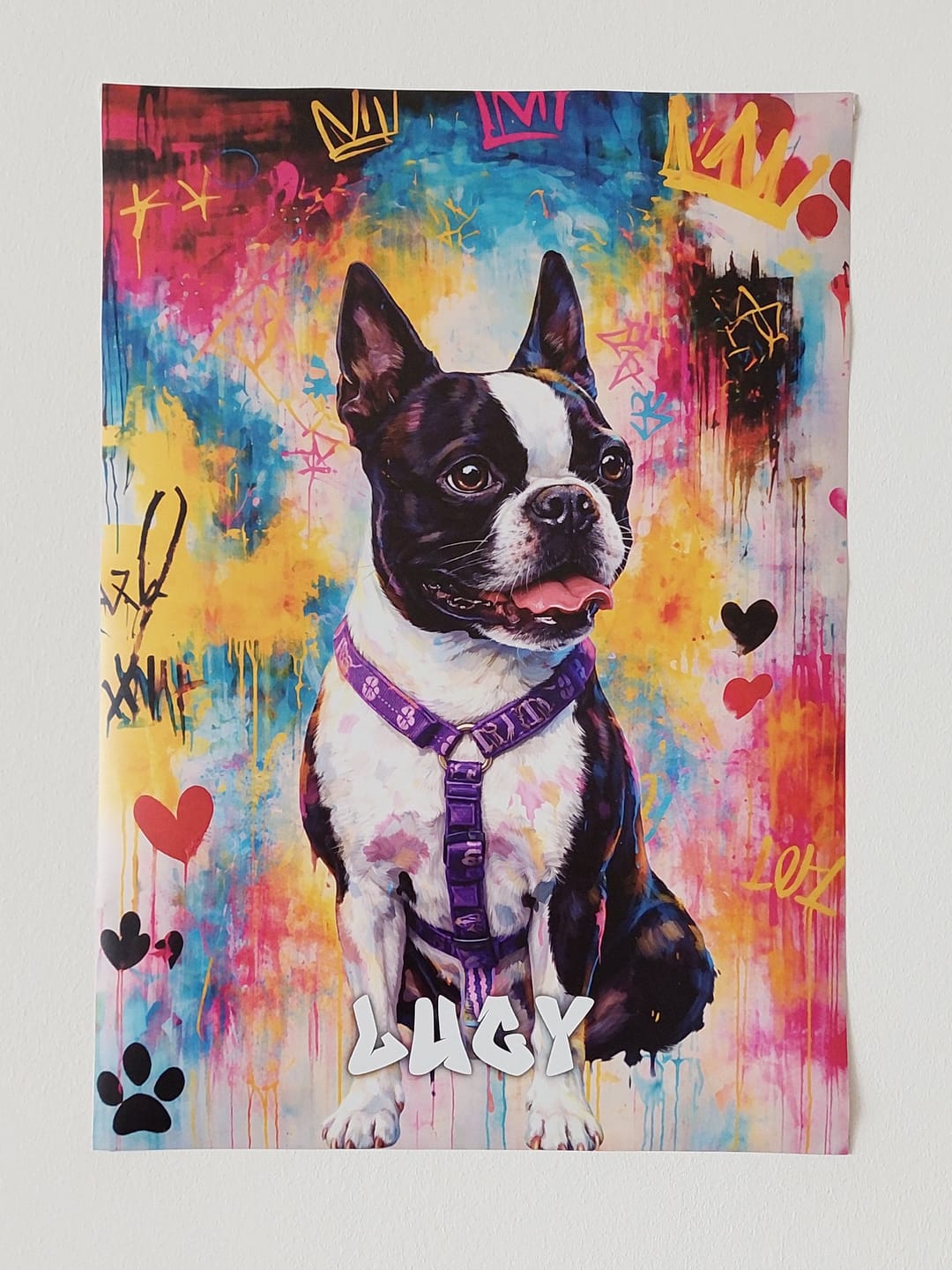 Customer photo review of Personalisiertes Poster - Graffiti