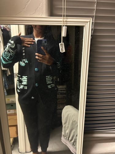 Customer photo review of Silent Haze Cardigan Preorder