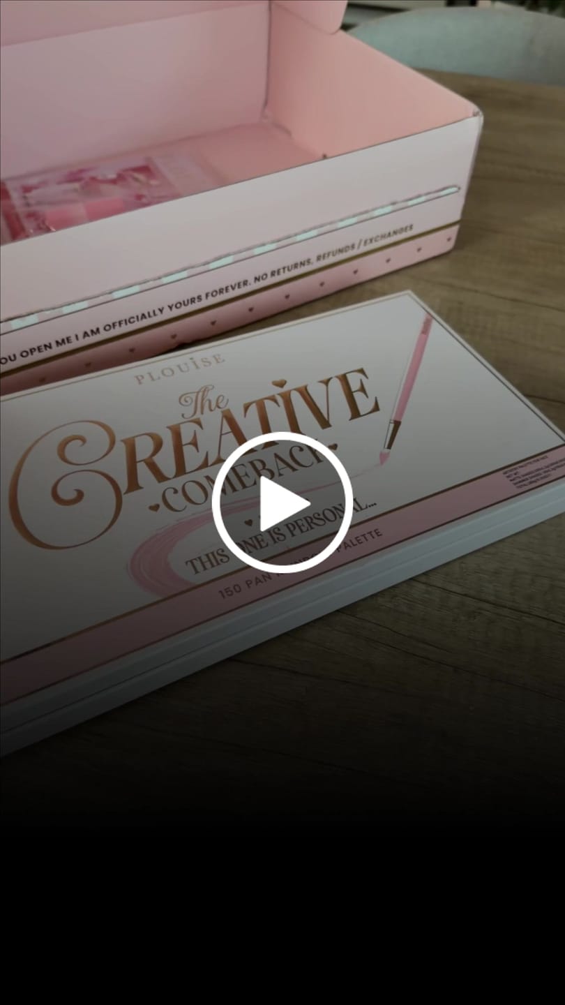 Customer video review of Creative Comeback XXXL Eyeshadow Palette