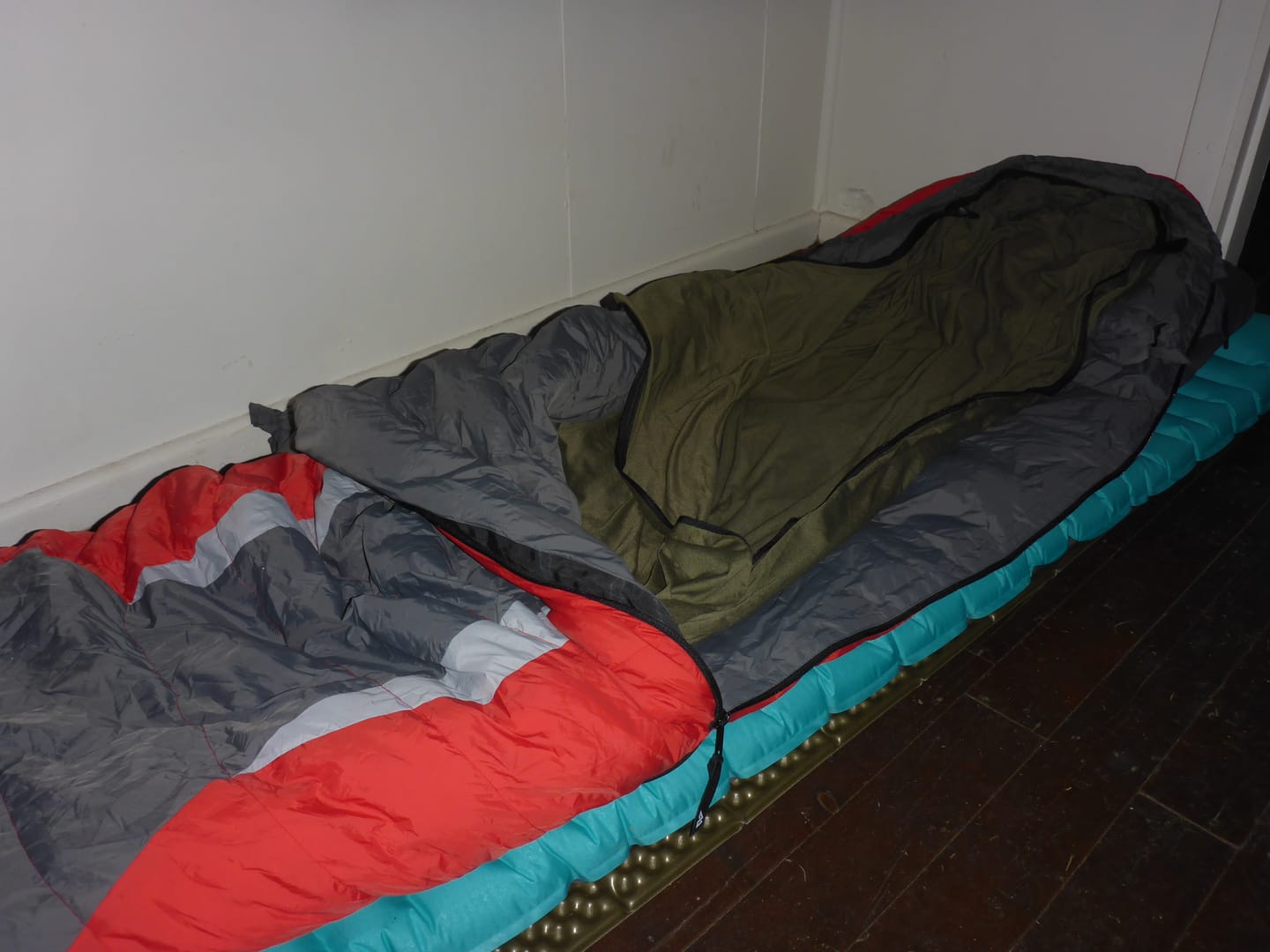 Customer photo review of Sleeping Bag Liner