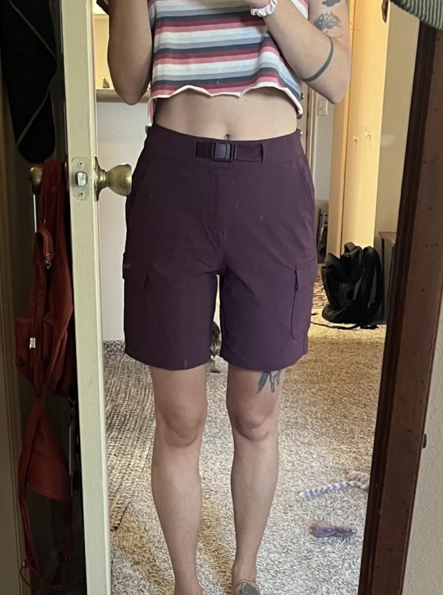 Customer photo review of Women’s Hiking Shorts - Breathable Stretch - Quick-Dry