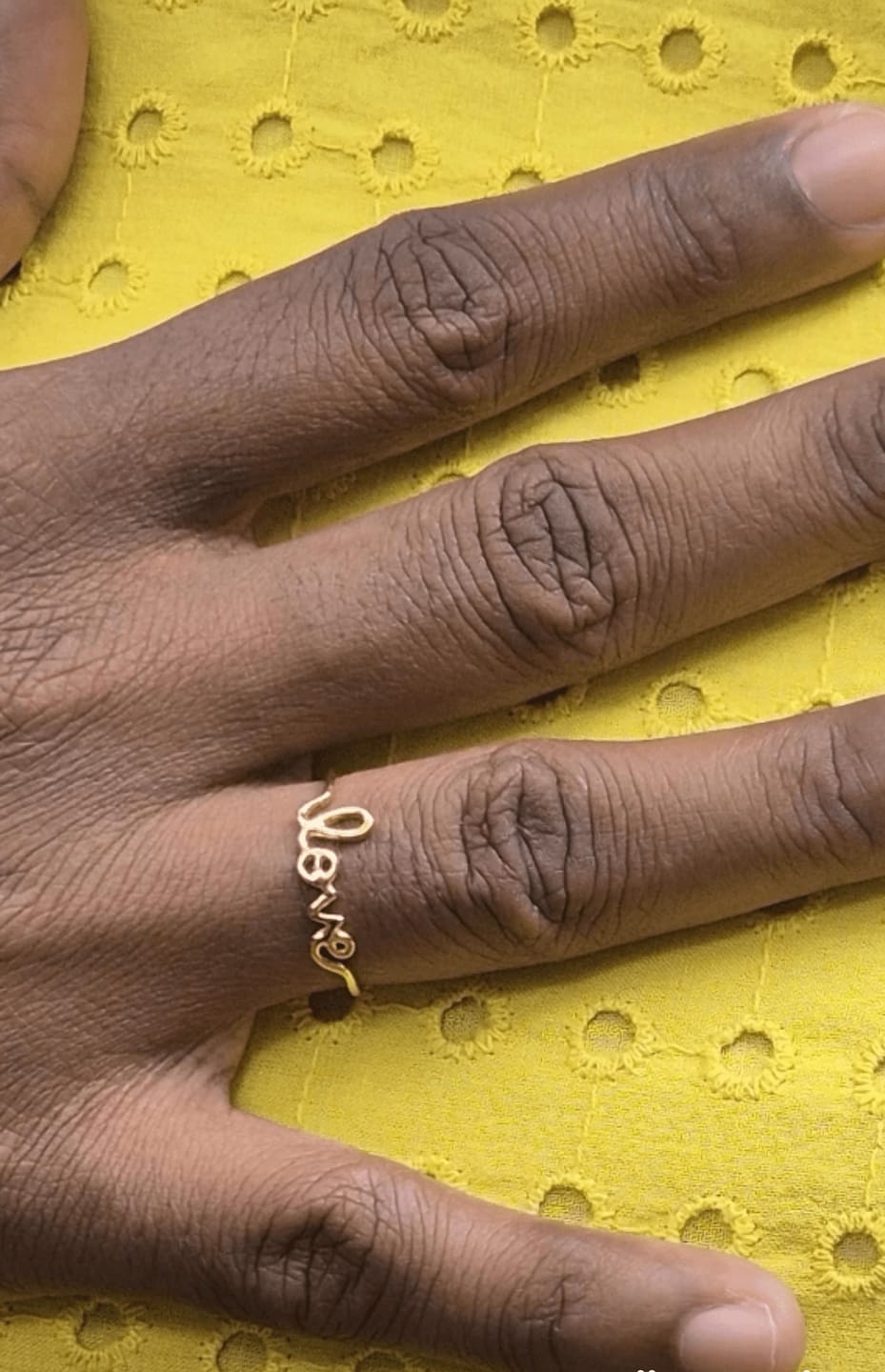 Customer photo review of Bague Love