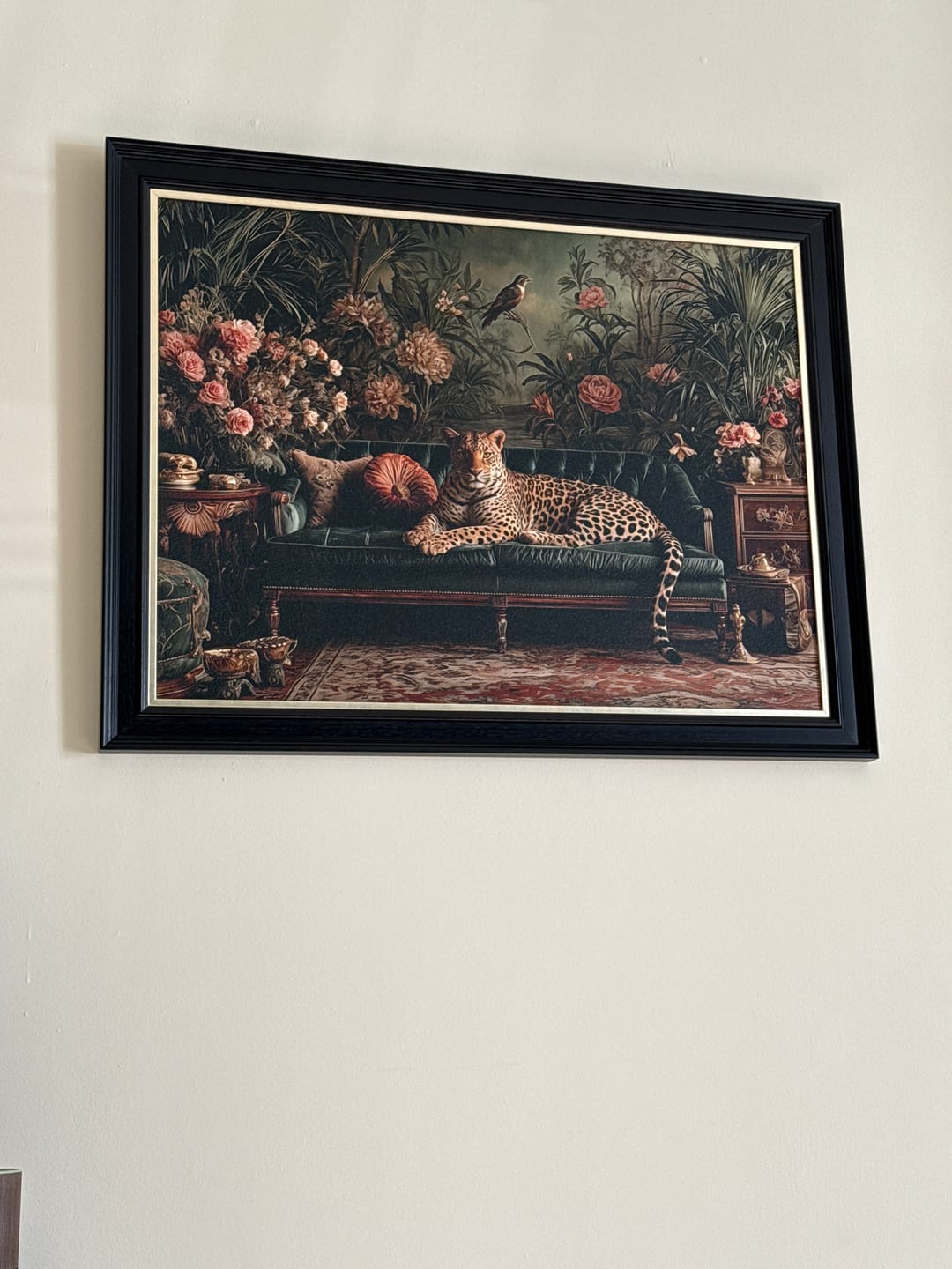 Customer photo review of Lounging Leopard By AKDesigns
