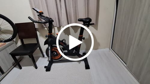 Customer video review of Bicicleta Ergométrica Bike Mega Spinning 10K