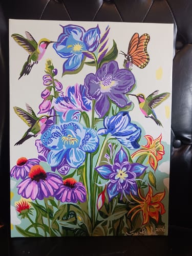 Customer photo review of Hummingbird Garden Symphony