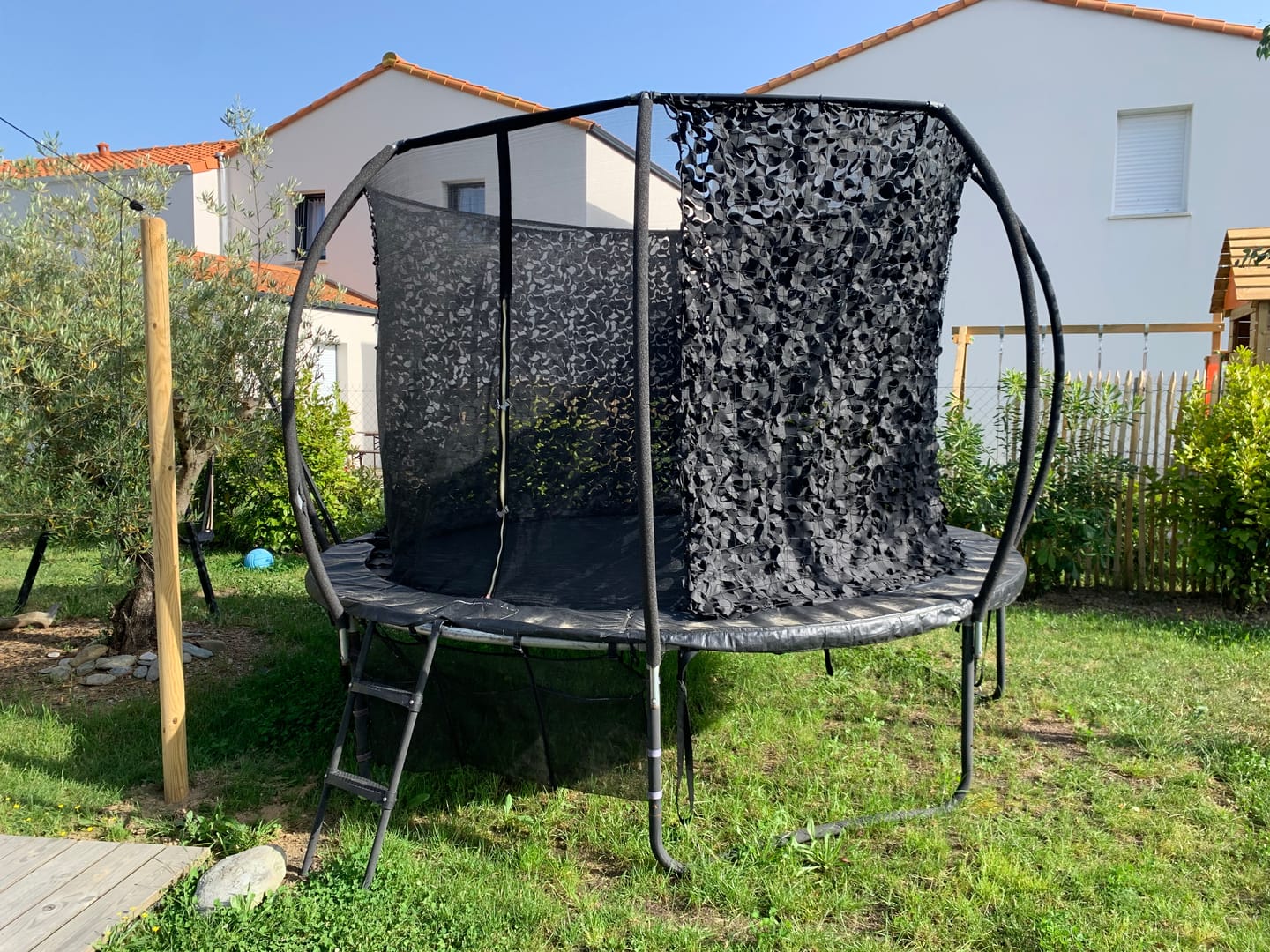 Customer photo review of Filet de camouflage renforcé noir