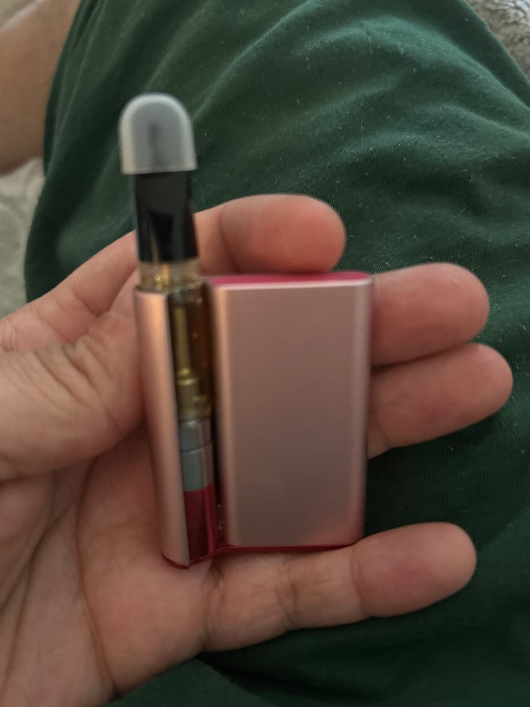 Customer photo review of 3pc Flavor Pack of 1 Gram THCA Blend Vape Cartridge