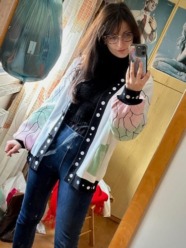 Customer photo review of Butterfly Motion Cardigan Preorder