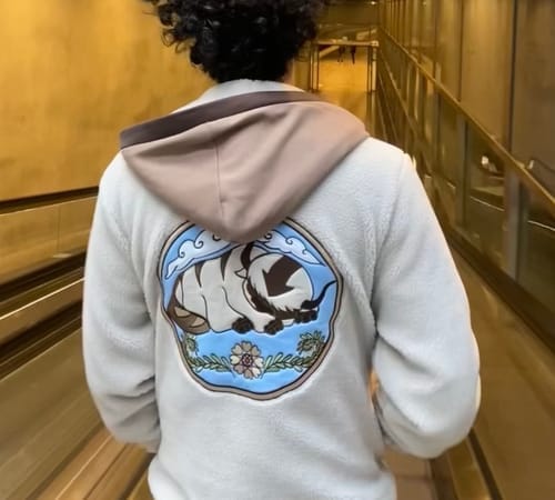 Customer photo review of The Bison Zipper Hoodie Preorder