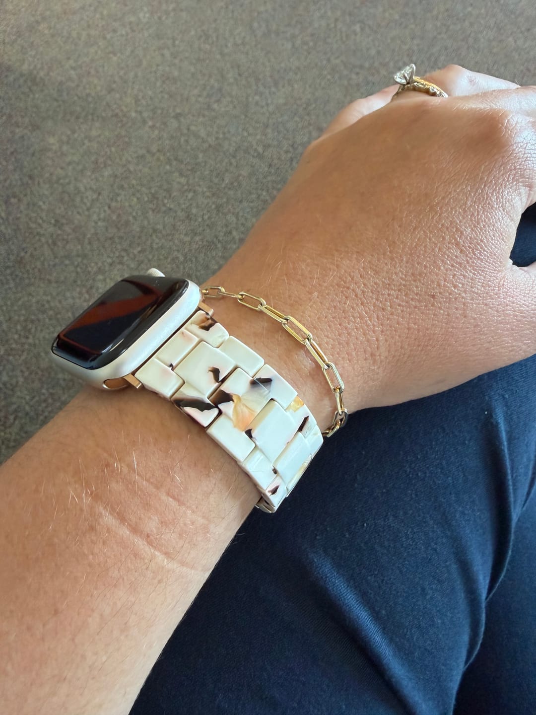 Customer photo review of Perla Ceramic Strap