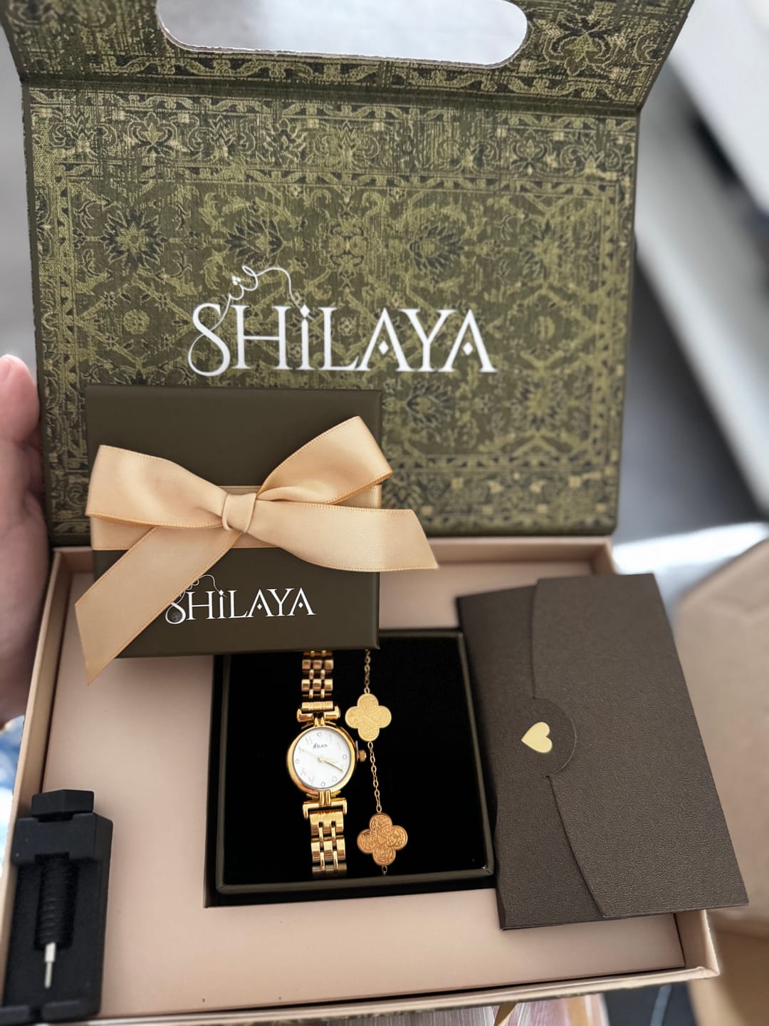 Customer photo review of COFFRET MONTRE & BRACELET AU CHOIX
