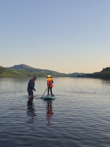 Customer photo review of KIDS GREEN MACHINE PADDLE BOARD FULL KIT