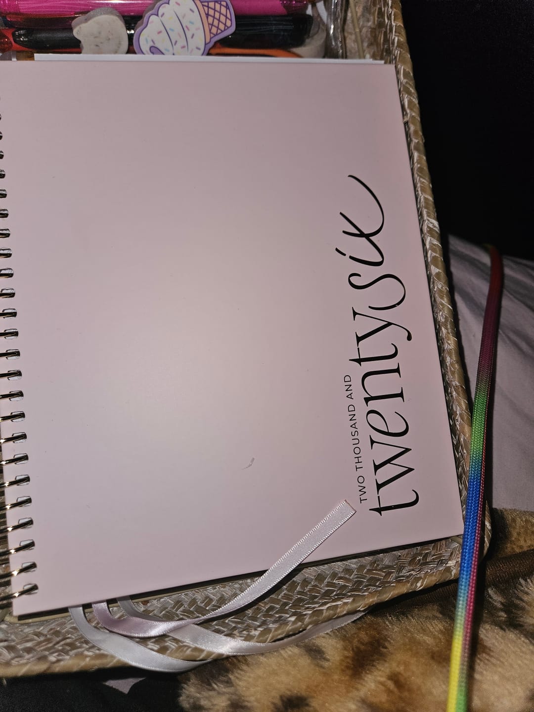 Customer photo review of 2026 Signature Planner - Blush + Yellow Gold