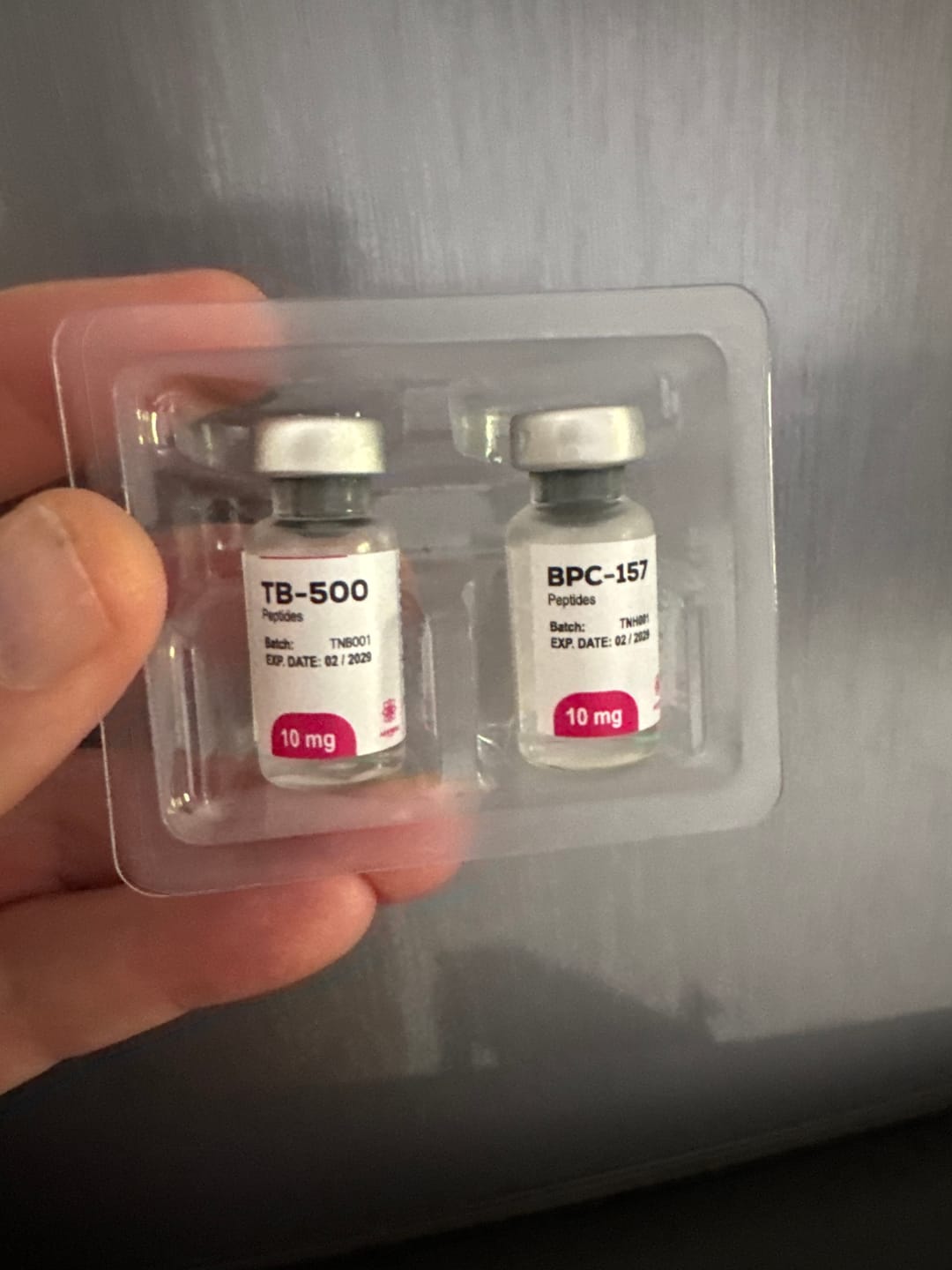 Customer photo review of Aesthetic Labs | Premium Recovery Stack BPC-157 + TB-500 | Péptidos 99.9% pureza