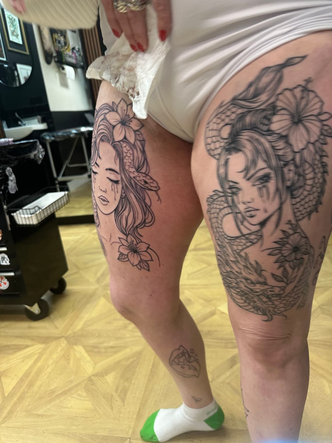 Customer photo review of TattooNumbx Numbing Cream 100g (Suitable for Sensitive Skin)