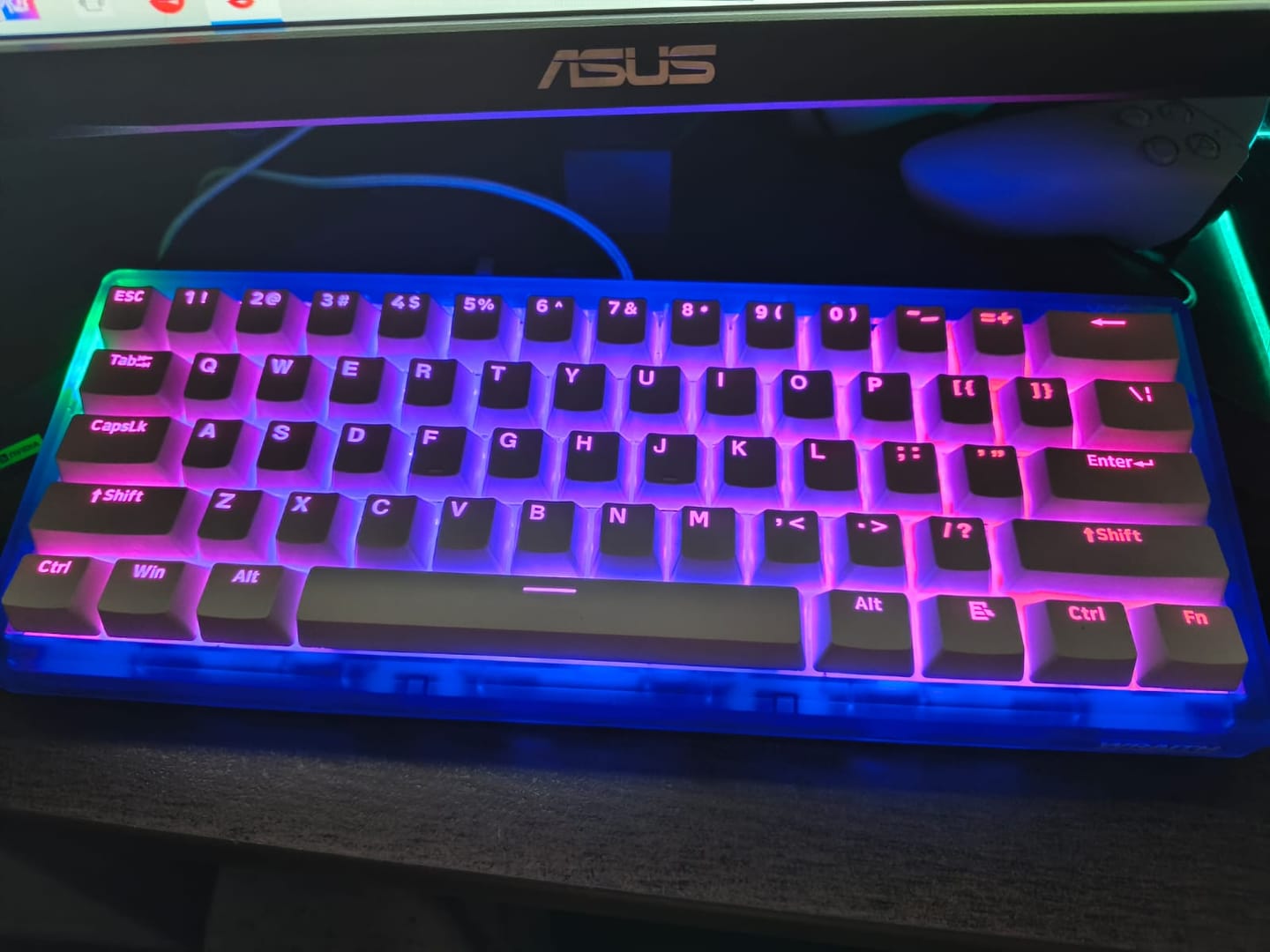 Customer photo review of Wraith W60 Klavye (Manyetik Switch / HE)