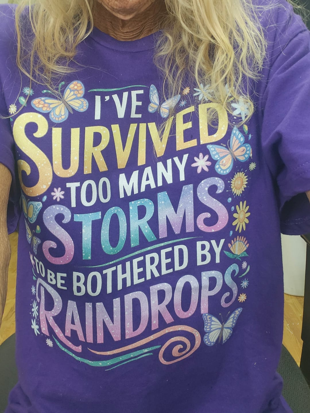 Customer photo review of Bothered By Raindrops