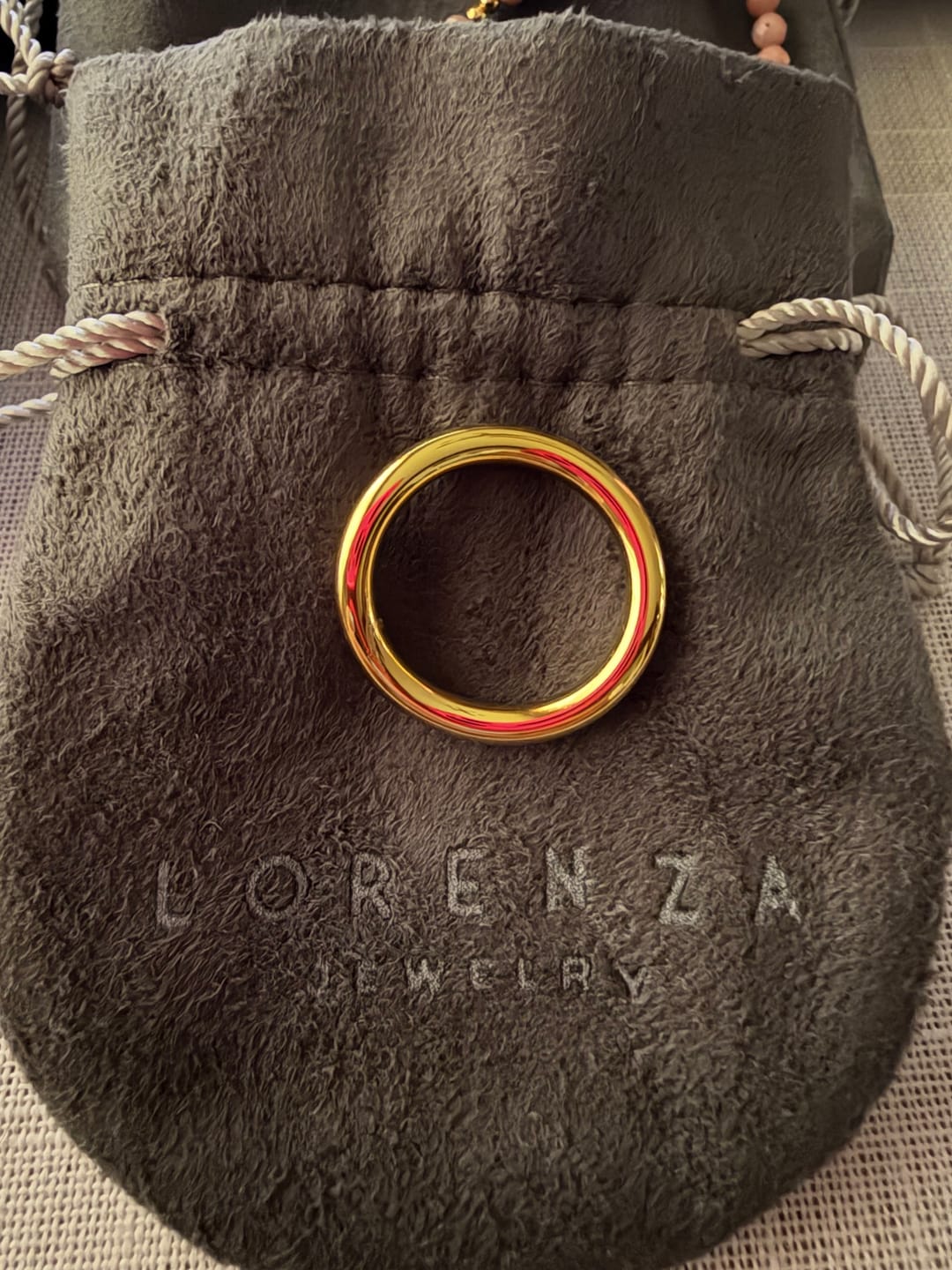 Customer photo review of Anillo Delgado Ondulado 3 mm