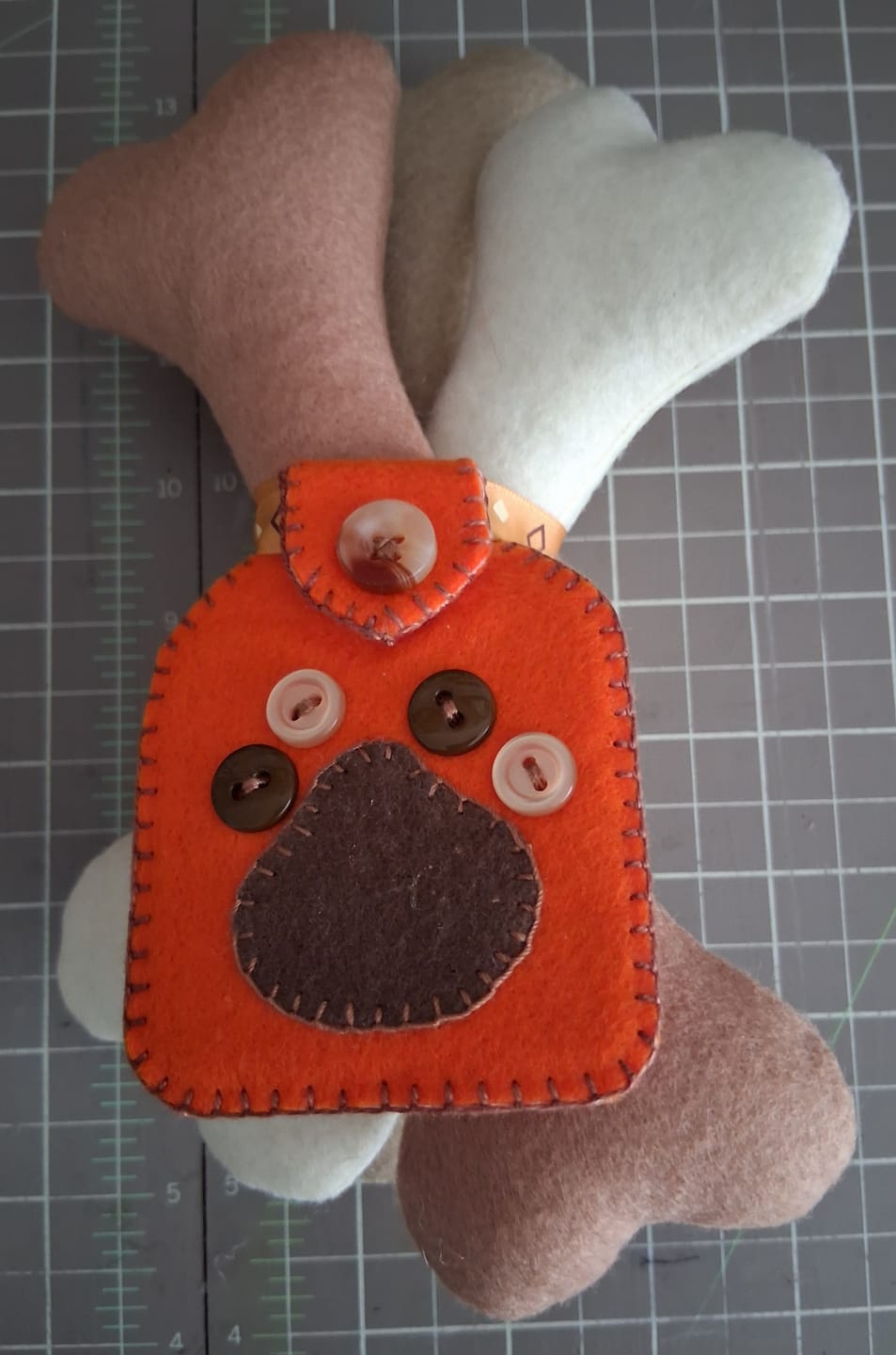 Customer photo review of Memory Dog  PDF Pattern and Video Tutorial Workshop