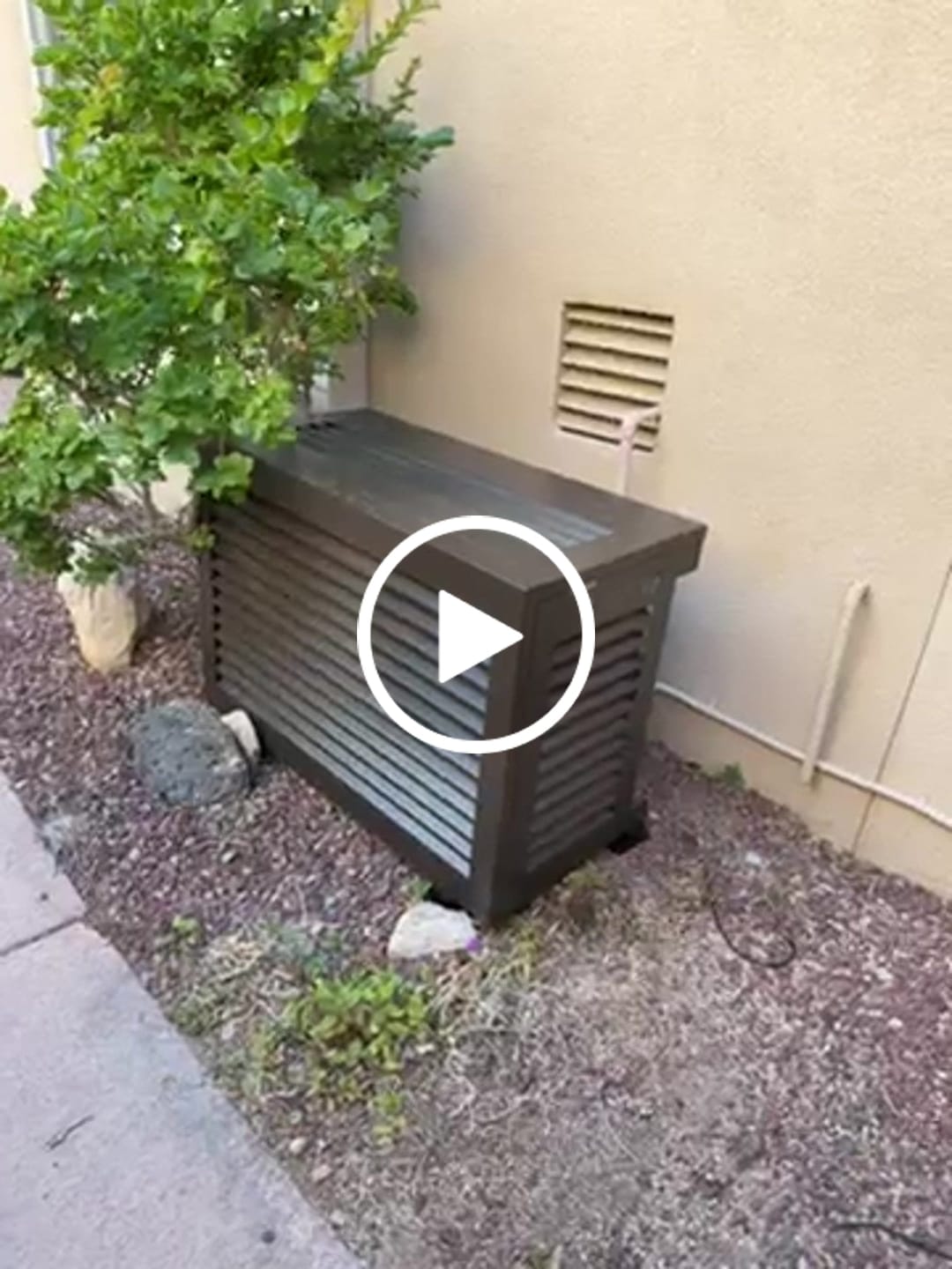 Customer video review of Mini-Split AC Cover - Bronze
