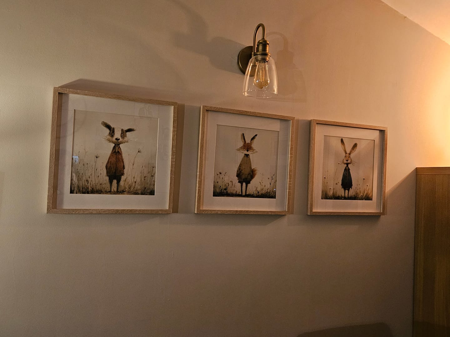 Customer photo review of Stick Leg Rabbit By Lucy Hart