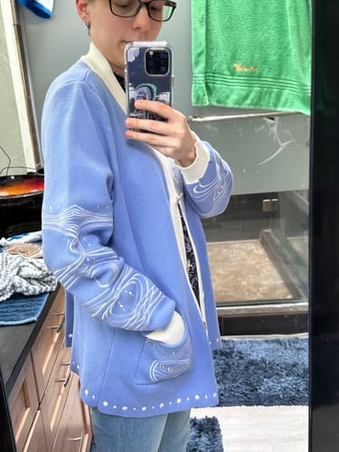 Customer photo review of Moon Spirit Cardigan Preorder