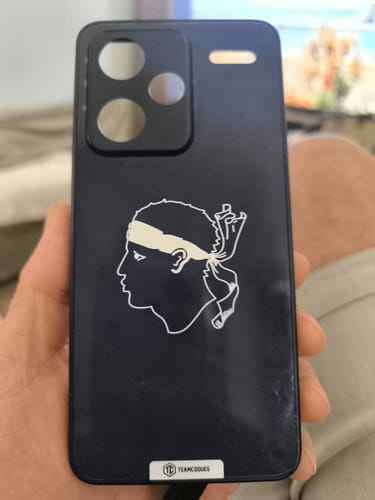 Customer photo review of Coque drapeau CORSE 2 personnalisable - TEAMCOQUES