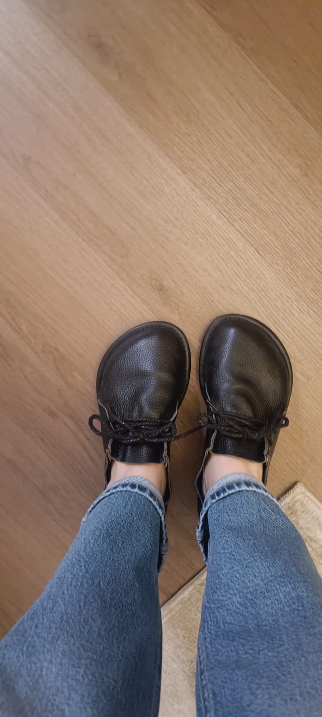Customer photo review of Women Summer Soft Genuine Leather Low Heel Shoes