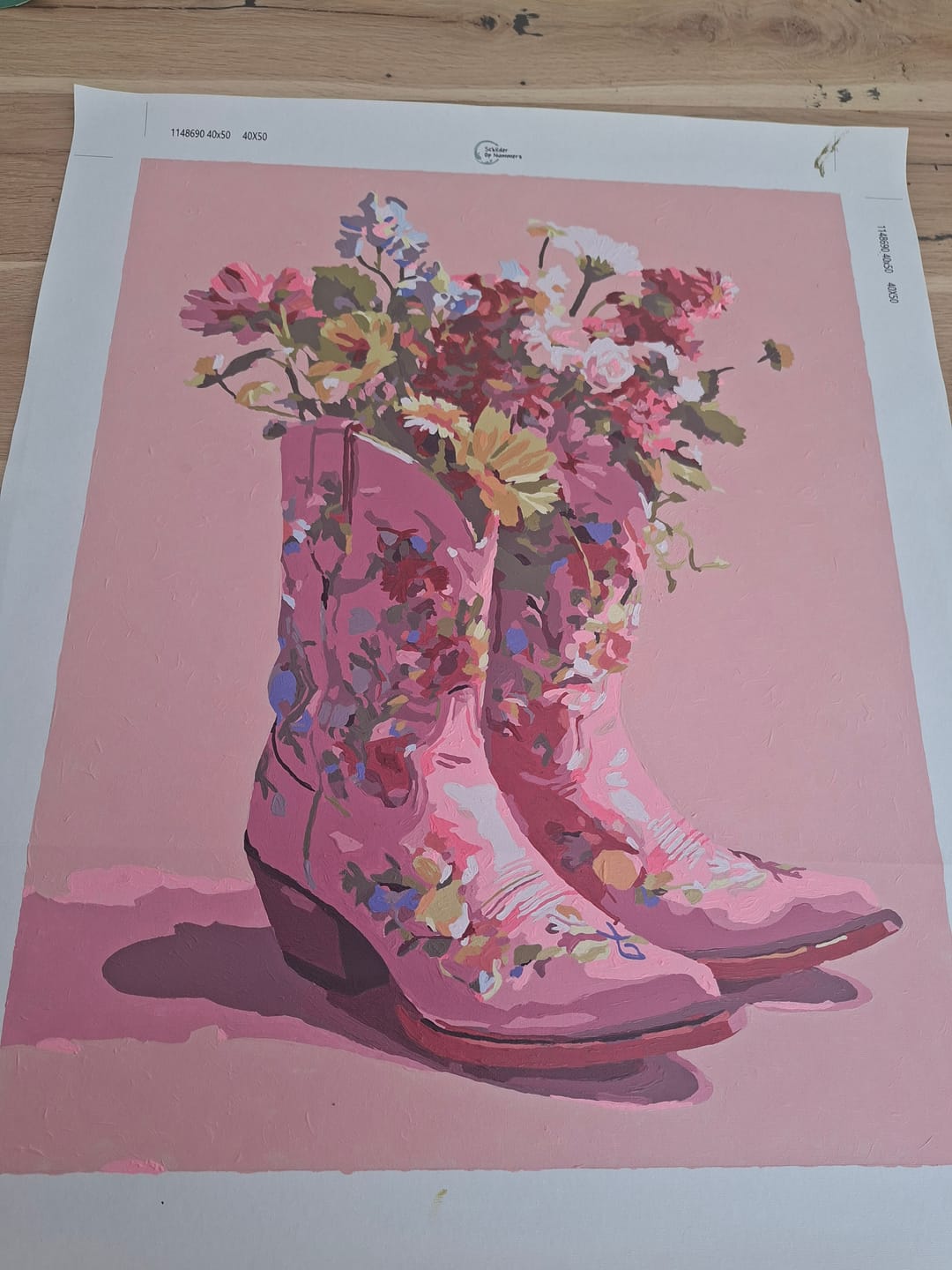 Customer photo review of Cowboylaarzen met bloemen