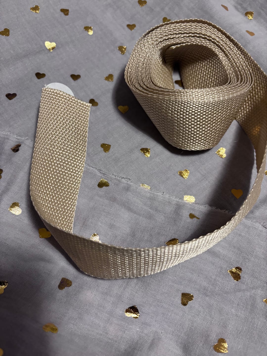 Customer photo review of Plain Webbing/Bag Strap