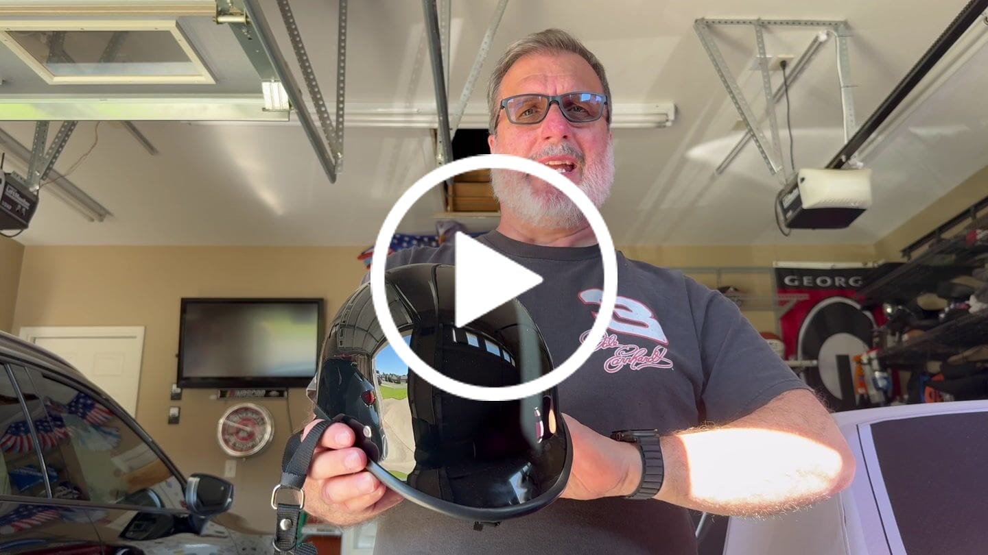 Customer video review of Low Profile Reversible DOT Polo Helmet / Gloss Black