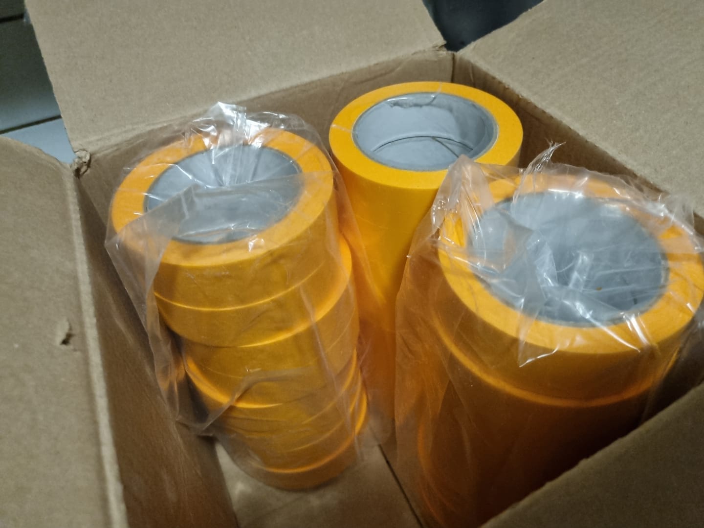 Customer photo review of Basic Goldband - Klebeband Malerkrepp UV-30