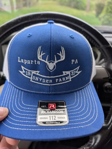 Customer photo review of 12 Richardson 112 Snapback Trucker Caps